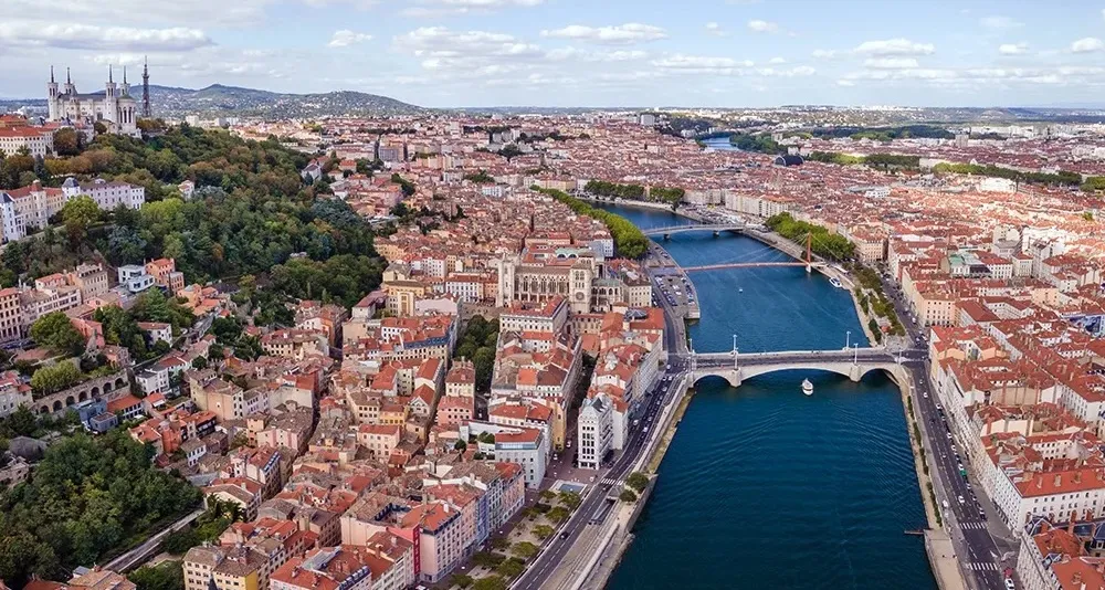 Vue de la ville de Lyon